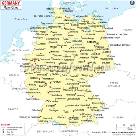 list of german cities and towns|List of all cities in Germany ordered alphabetically in German and.